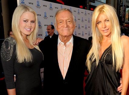 Anna Sophia Berglund, Hugh Hefner, Crystal Harris Anna Sophia Berglund, Hugh Hefner, Crystal Harris